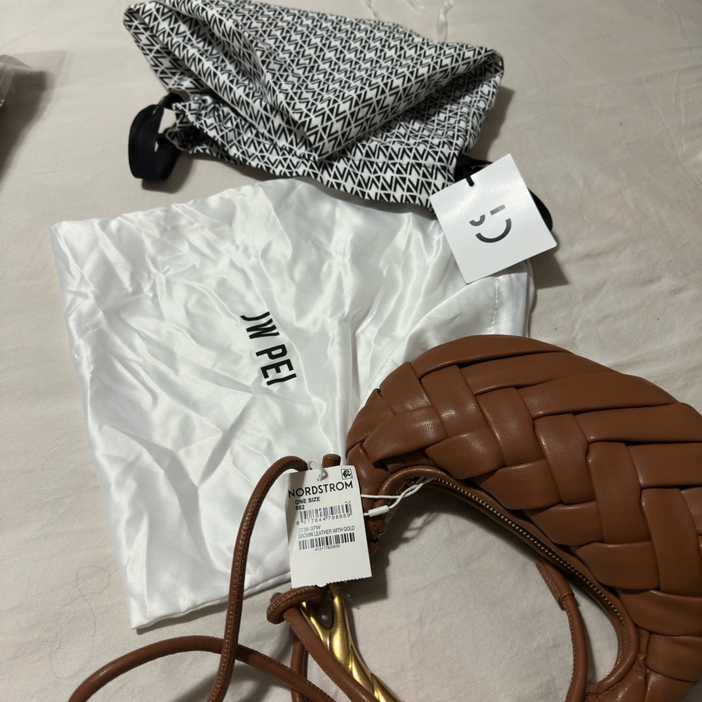 JW PEI Orla weave brown Braided Leather Handbag from Nordstrom - Picture 8 of 8
